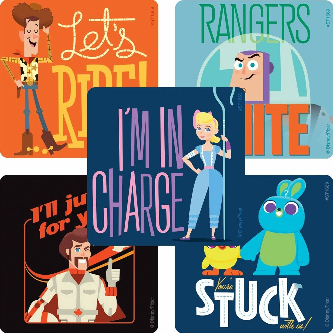 SmileMakers Toy Story : Toon Stickers - Toys and Giveaways - 100 per Pack