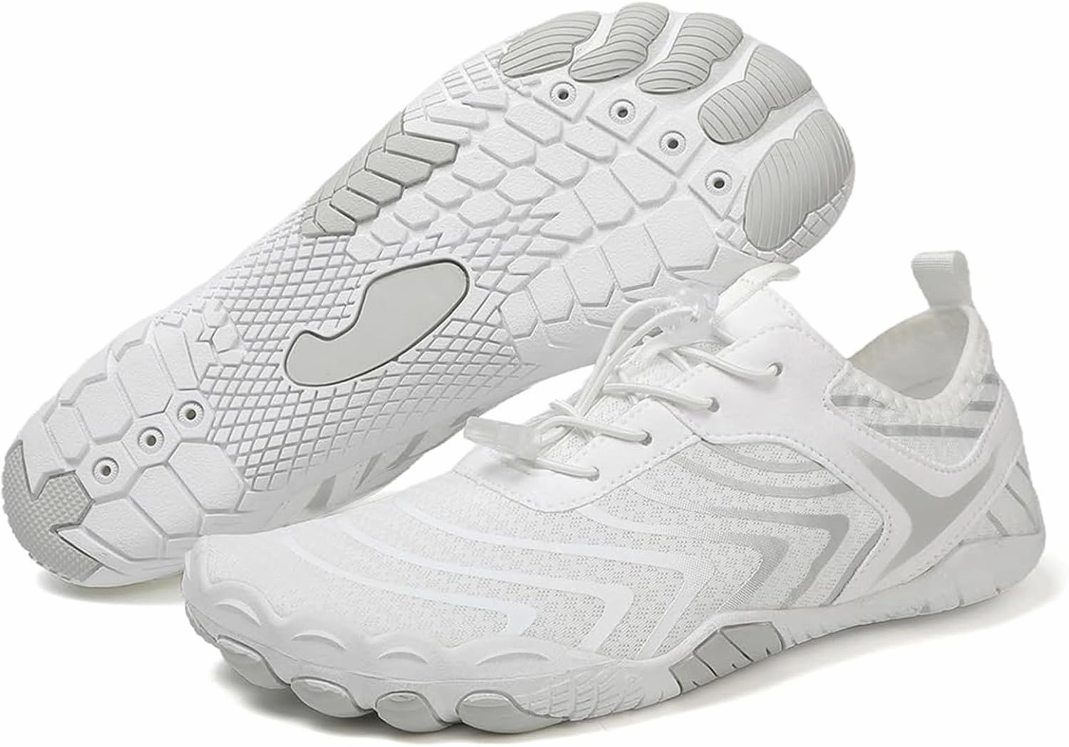 Smoneyful Hiking Footwear Barefoot Shoes Women, Breathable Non Slip, Wide Toe Water Hike, Neuropathy Grounded Comfort Wear