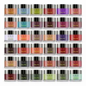 SNS Nails Dip Powder Kit, Gelous Color Dipping Powder Set - Harvest Moon Master Set 36-Piece Set - Long-Lasting Acrylic Nail Color & Polish Lasts 14 Days - Low-Odor & No UV Lamp - 1 OZ
