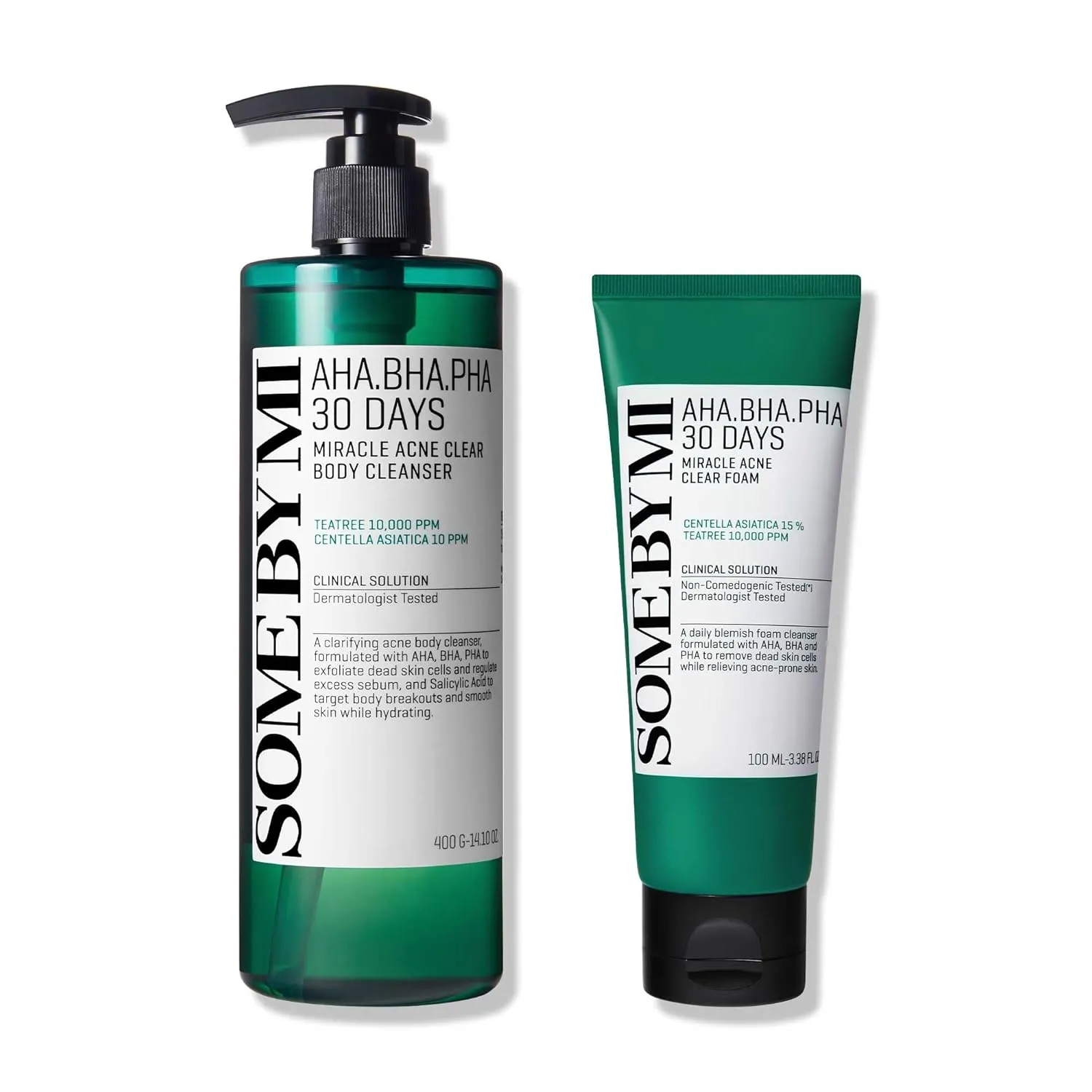 SOME BY MI AHA BHA PHA 30 Days Miracle Acne Clear Body Cleanser   Acne Clear Foam