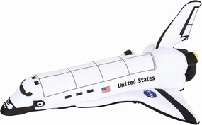 Space Shuttle Plush Toy 14”, Mission Ship for Kids, Christmas & Birthday Gifts for Little Astronauts, Boys & Girls, Ultra Soft & Huggable, Fun, Great for Imaginative PlayF