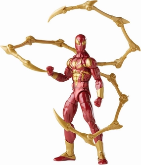 Spider-Man Marvel Legends Series 6-inch Iron Spider Action Figure Toy, Includes 2 Accessories