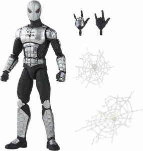 Spider-Man Marvel Legends Series 6-inch Spider-Armor Mk I Action Figure Toy, Includes 4 Accessories: 2 Alternate Hands and 2 Web FX