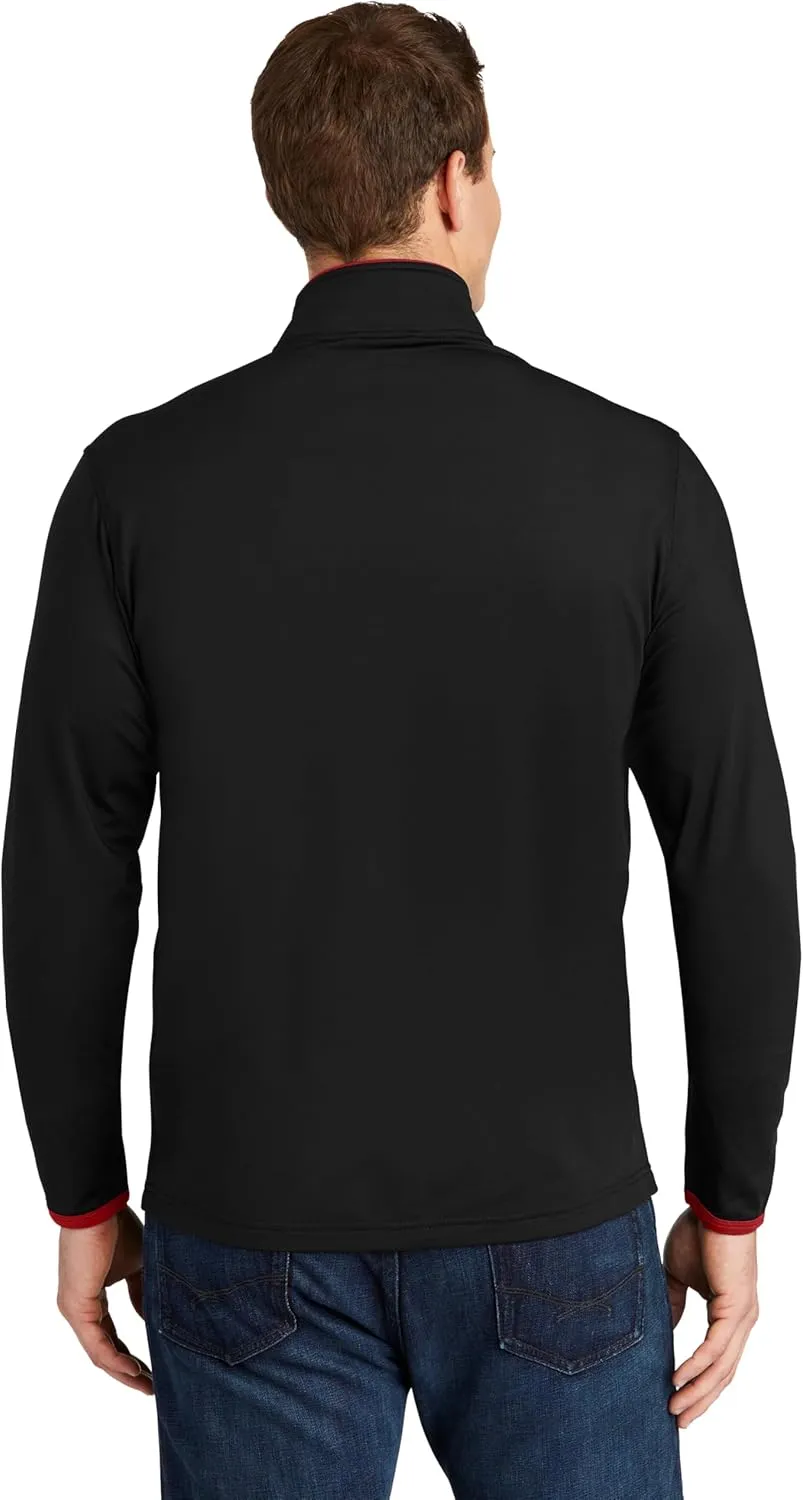 SPORT-TEK Sport-Wick Stretch Contrast Full-Zip Jacket ST853