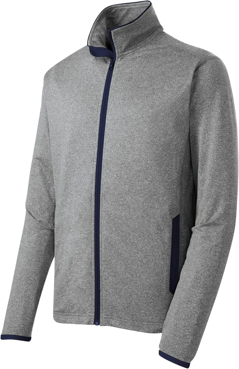 SPORT-TEK Sport-Wick Stretch Contrast Full-Zip Jacket ST853