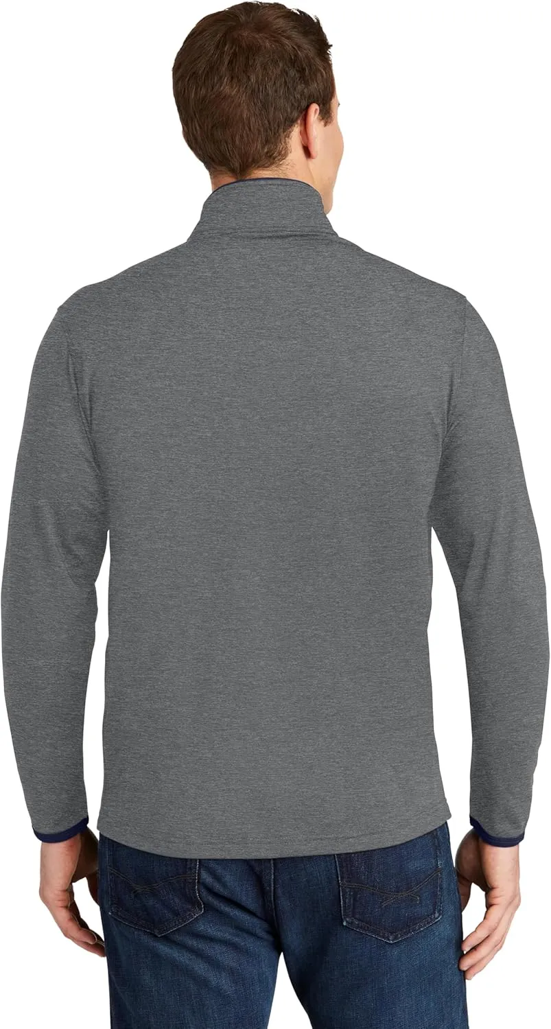 SPORT-TEK Sport-Wick Stretch Contrast Full-Zip Jacket ST853