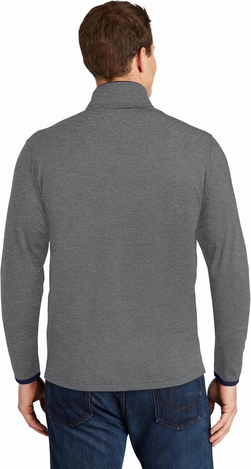 SPORT-TEK Sport-Wick Stretch Contrast Full-Zip Jacket ST853