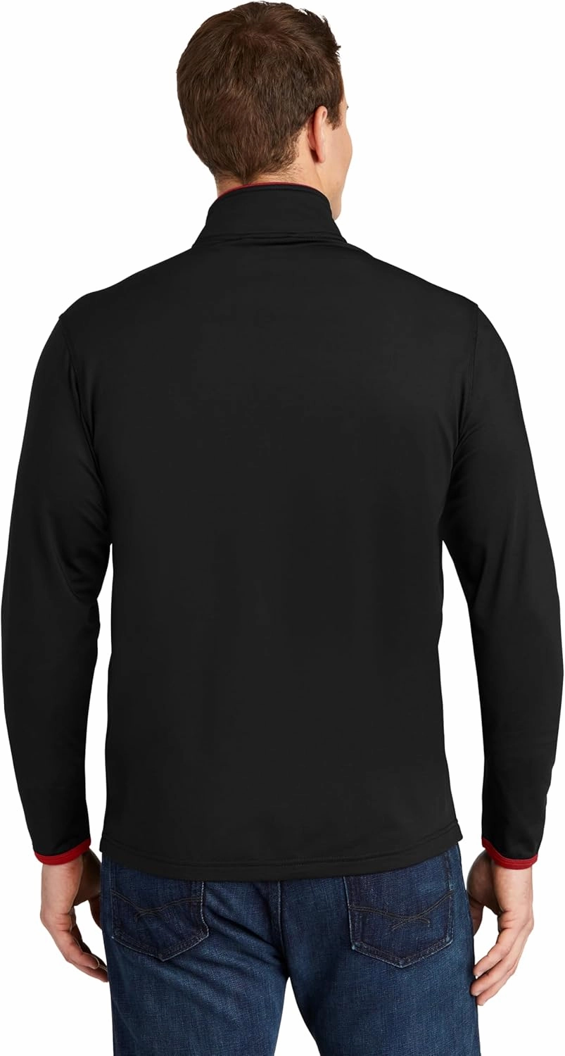SPORT-TEK Sport-Wick Stretch Contrast Full-Zip Jacket ST853