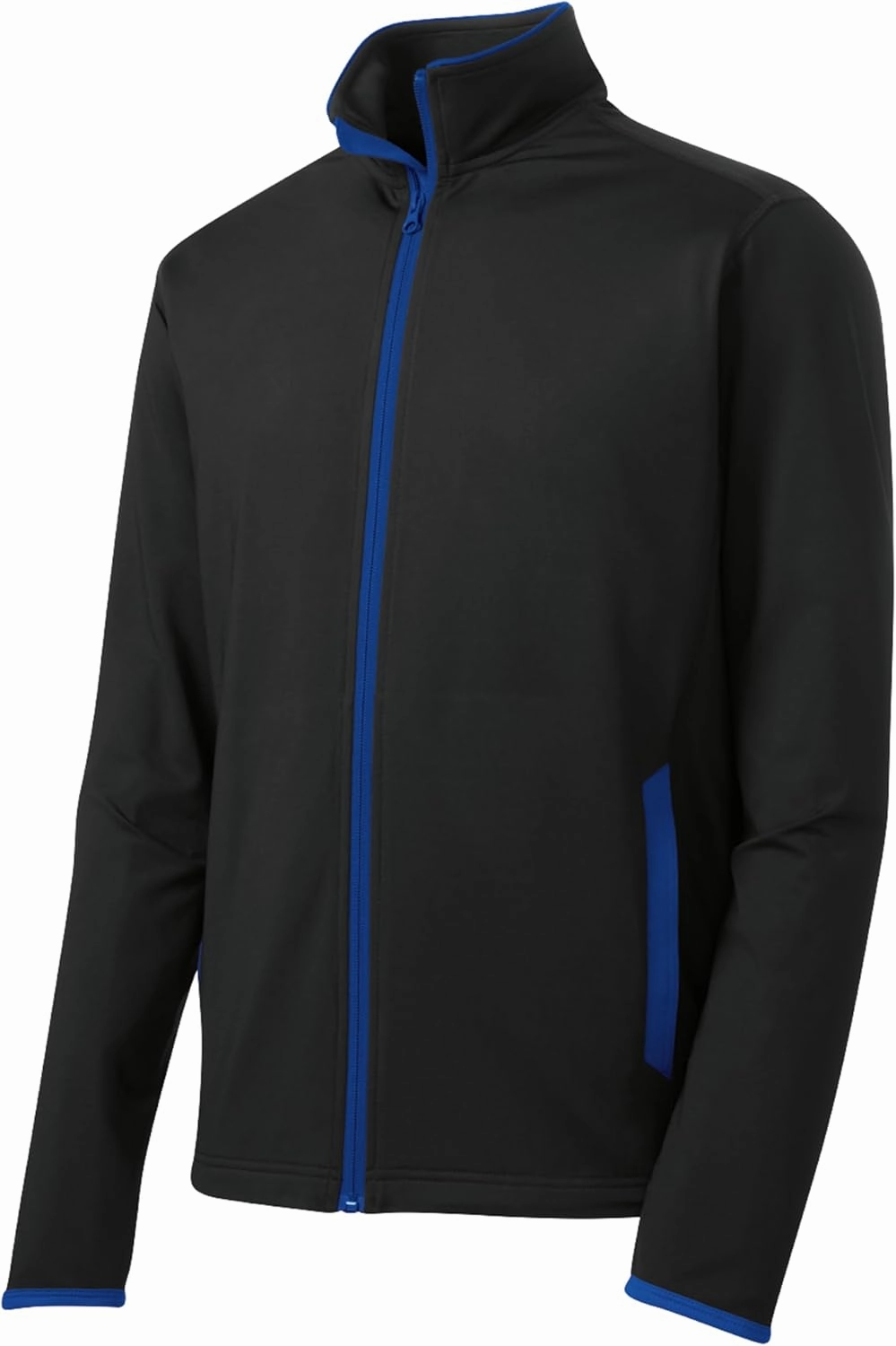 SPORT-TEK Sport-Wick Stretch Contrast Full-Zip Jacket ST853