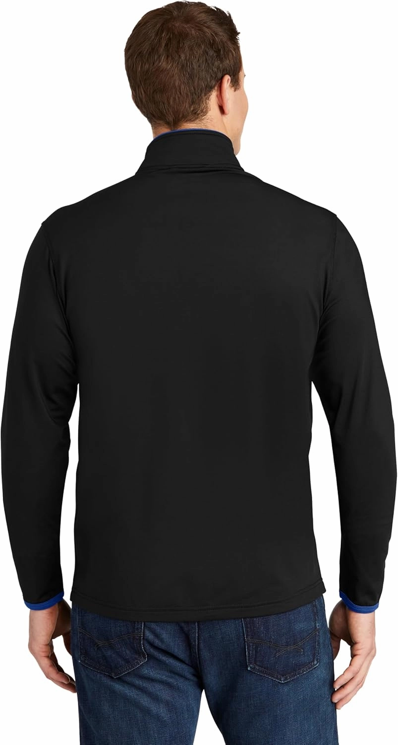 SPORT-TEK Sport-Wick Stretch Contrast Full-Zip Jacket ST853