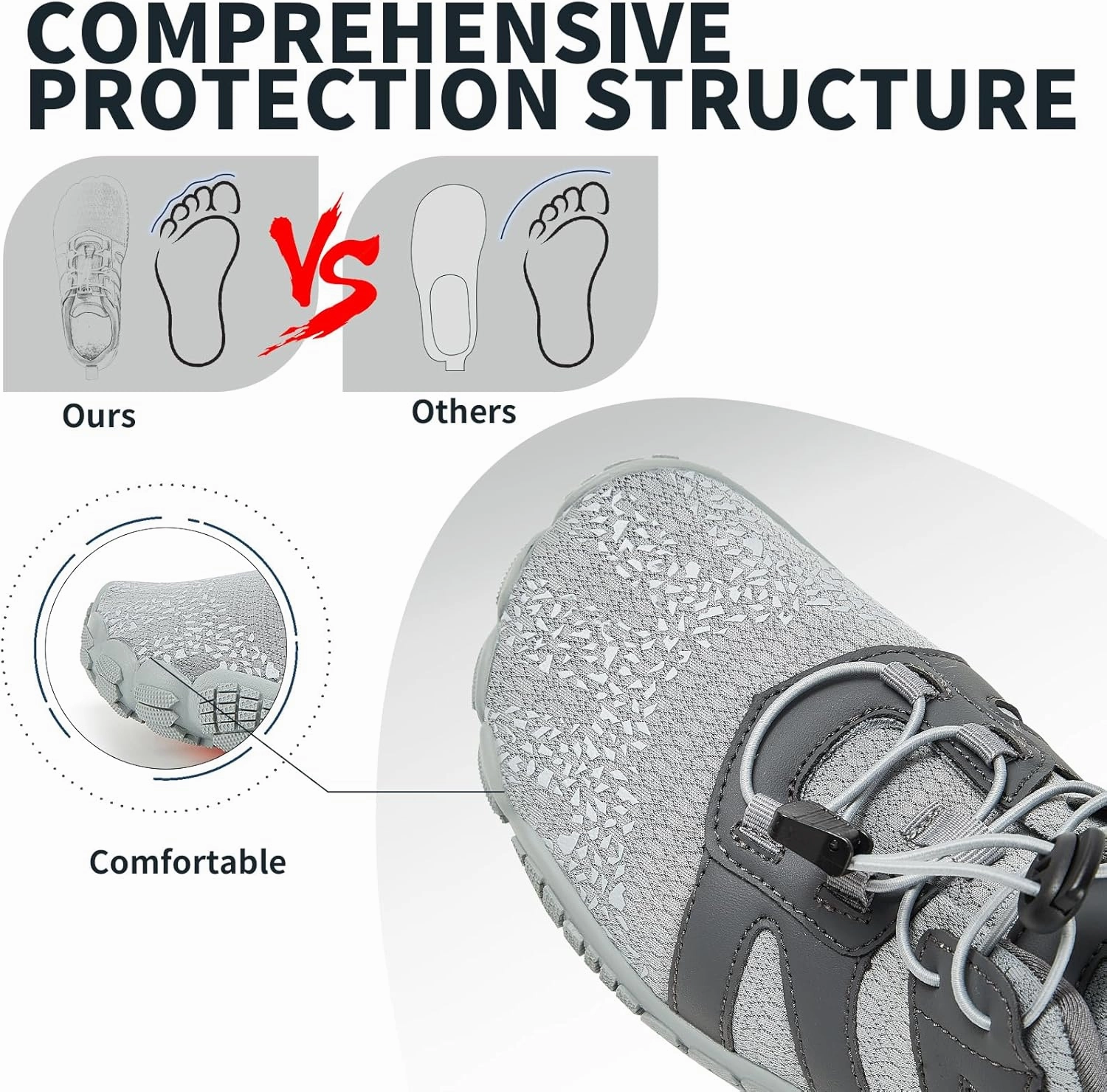 Sports Hiking Water Shoes Women Men's Quick-Drying Barefoot Kayaking Beach Hiking Surfing Training