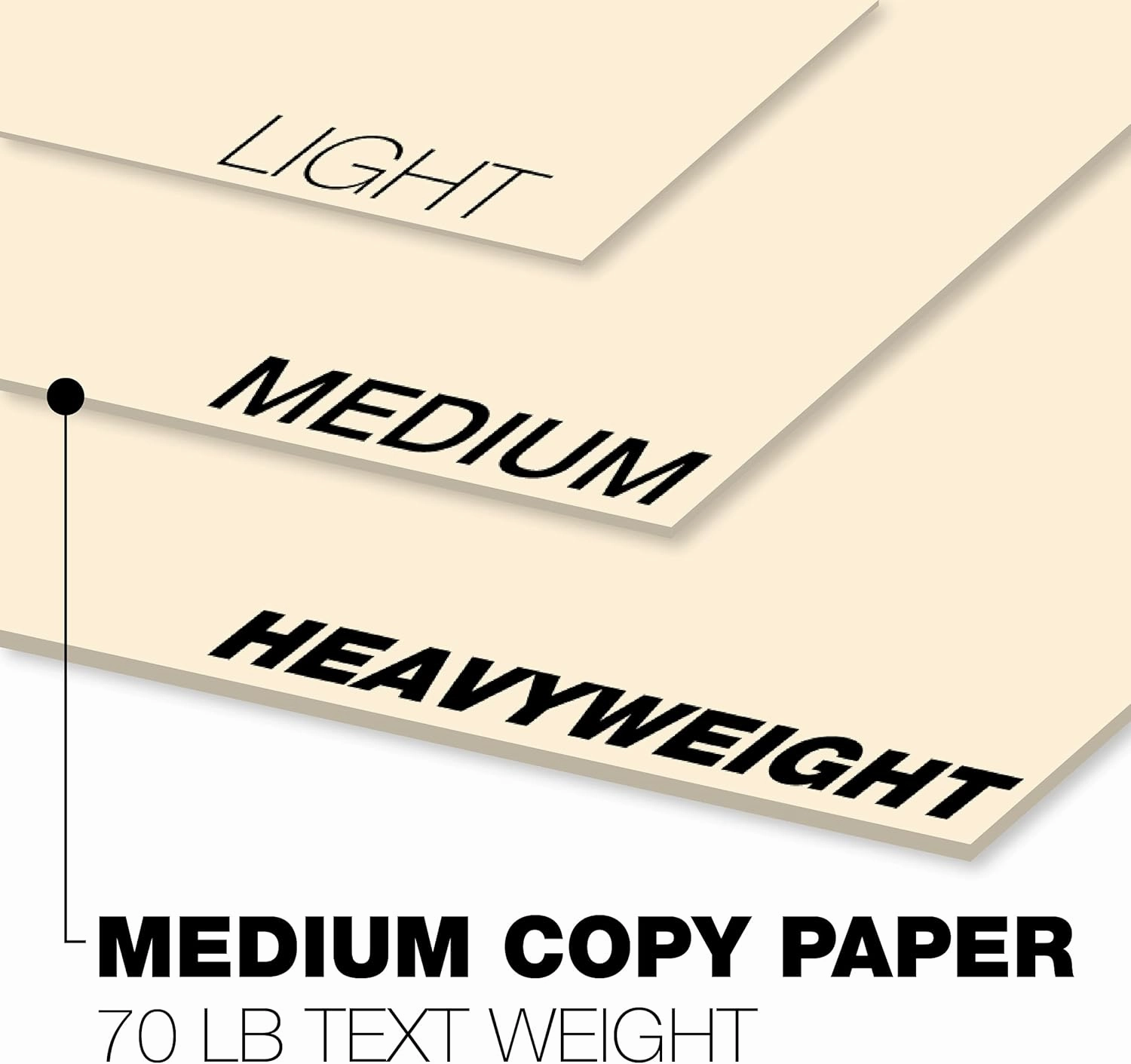 Springhill 11” x 17” Ivory Copy Paper, 28lb Bond/70lb Text, 104gsm, 500 Sheets (1 Ream) – Colored Printer Paper with Smooth Finish – Versatile and Flexible Computer Paper – 024158R