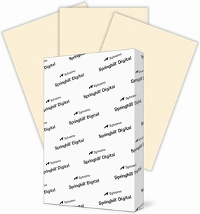 Springhill 11” x 17” Ivory Copy Paper, 28lb Bond/70lb Text, 104gsm, 500 Sheets (1 Ream) – Colored Printer Paper with Smooth Finish – Versatile and Flexible Computer Paper – 024158R