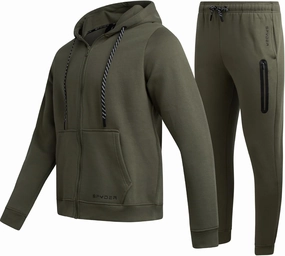 Spyder Mens Tracksuit - 2 Piece Sweatsuit for Men with Zip Up Hoodie & Jogger Sweatpants, Track Suit for Jogging or Warm Up