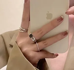 Stackable ring set