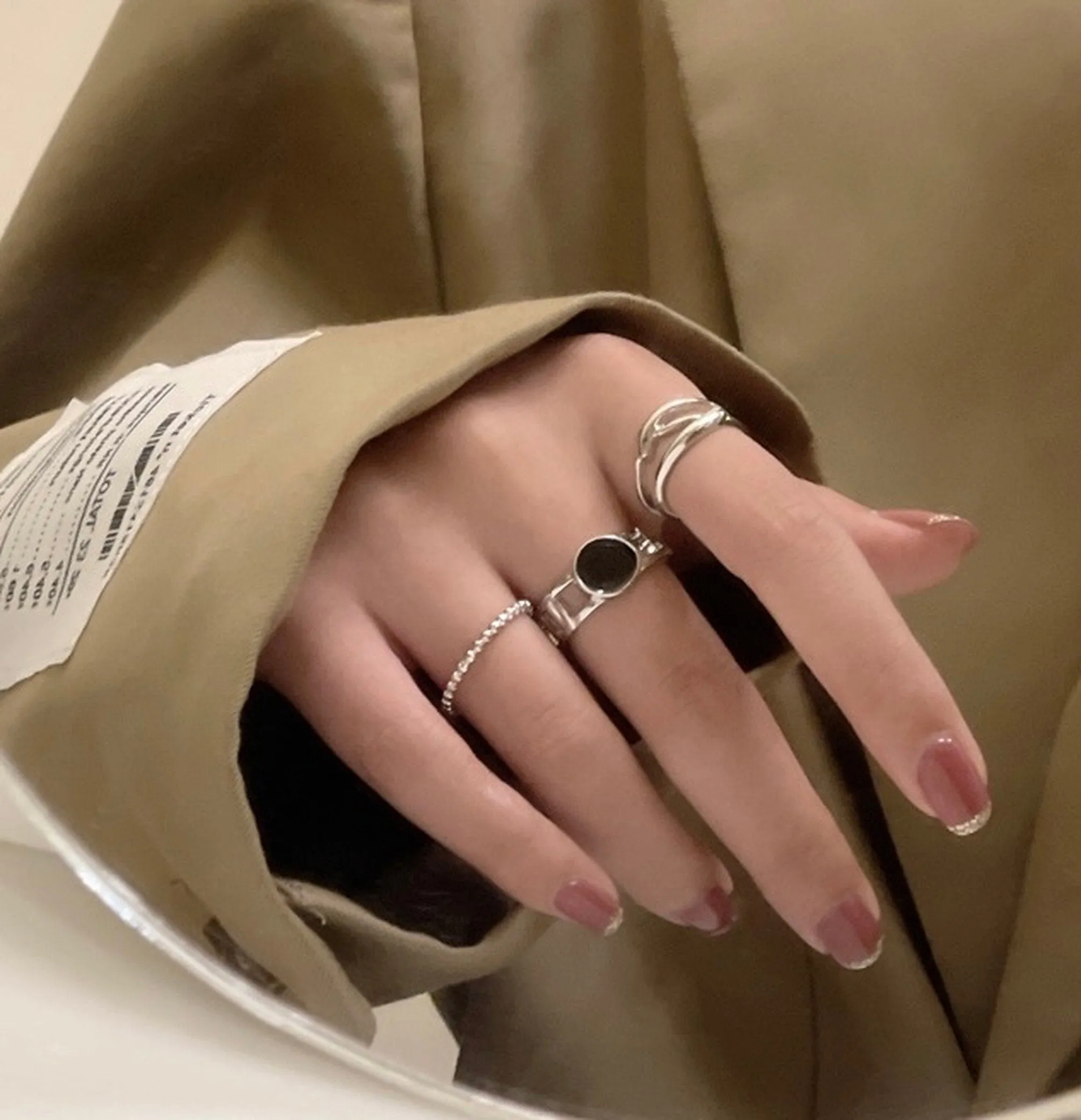 Stackable ring set