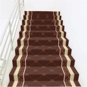 Stair Pads, Self-Adhesive Anti Slip Carpet Stair Treads, Step Protection Rug, Home Staircase Decoration, Kid Elder Pet Friendly Safety Stair Mats (Color : A, Size : 15M)