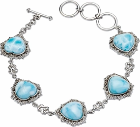 Stauer - Women's Heart of the Ocean Larimar