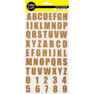 STICKERS CORK ALPHA NUMERIC NAT 1SH