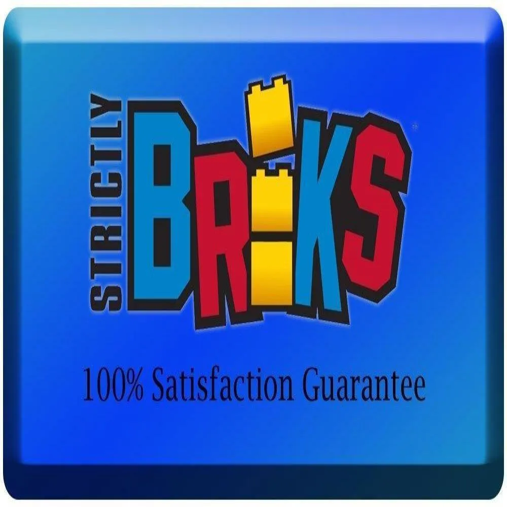 Strictly Briks Stackable Baseplates - 10" x 10" - 4 Pack - Blue, Gray, Green, Sand
