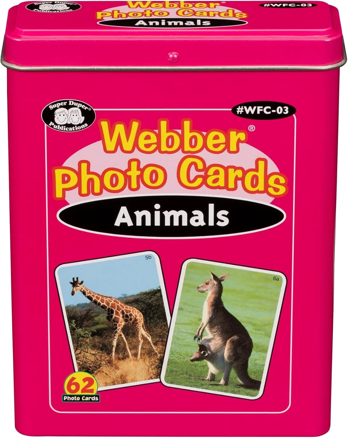 Super Duper Publications | Webber® Animals Photo Card Deck | Educational Learning Resource for Children