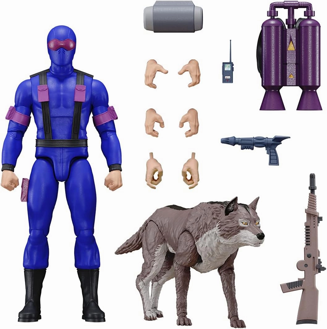 Super7 ULTIMATES! G.I. Joe Snake Eyes (Real American Hero) - 7" G.I. Joe Action Figure with Accessories Classic Cartoon Collectibles and Retro Toys