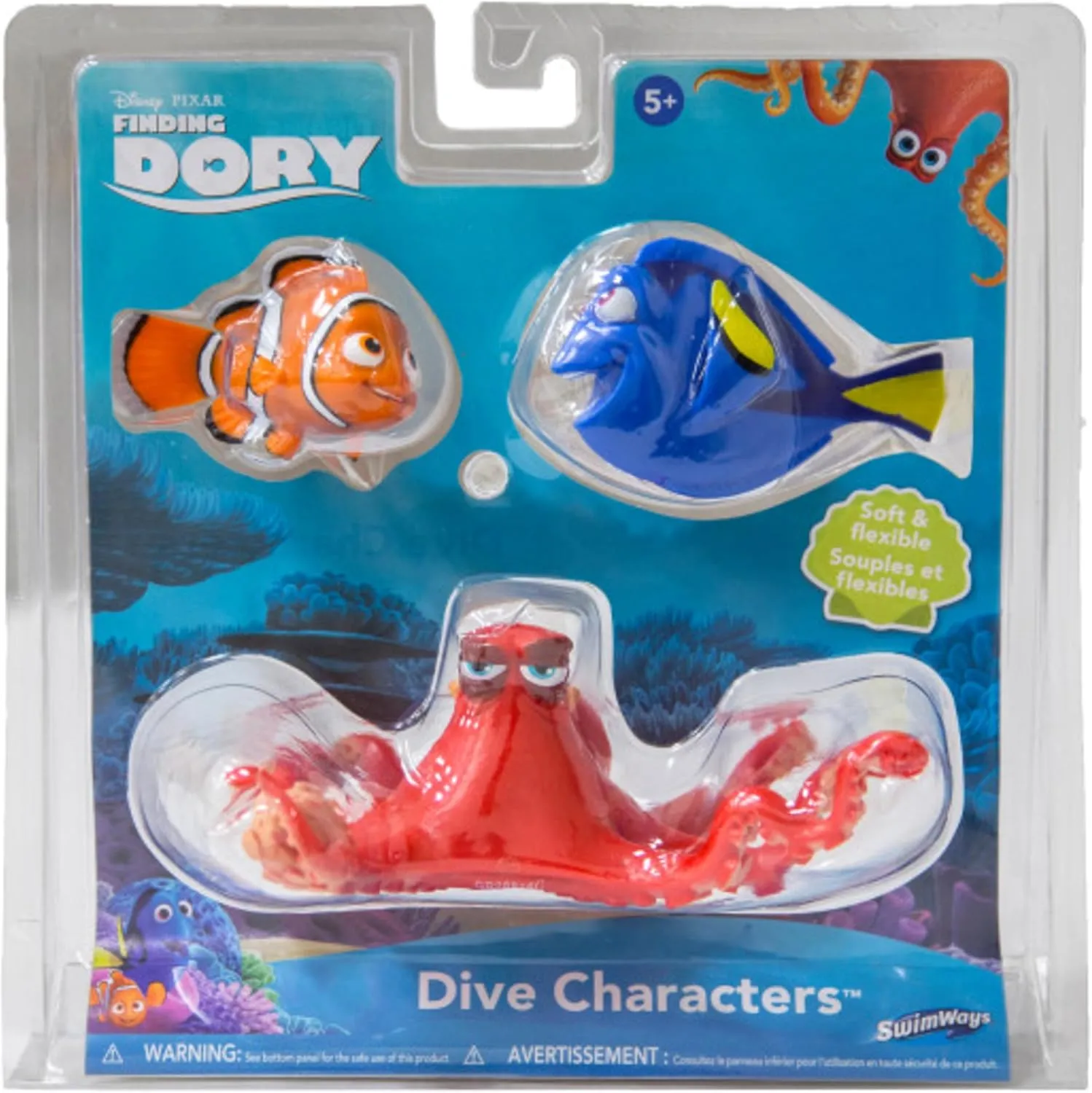 SwimWays Disney Finding Dory Dive Characters Diving Toys (3-Pack), Bath Toys & Pool Party Supplies for Kids Ages 5 and Up
