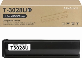 T-3028U Toner Cartridge Compatible for Toshiba T3028U Toner Cartridge for E-Studio 2528A 3528A 4528A Printer Black 1 Pack