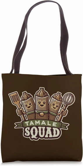 TAMALE SQUAD - Mexican Family Culture - Food Corn Husks Tote Bag