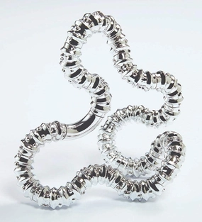 TANGLE Jr. MetallicTexture - Silver