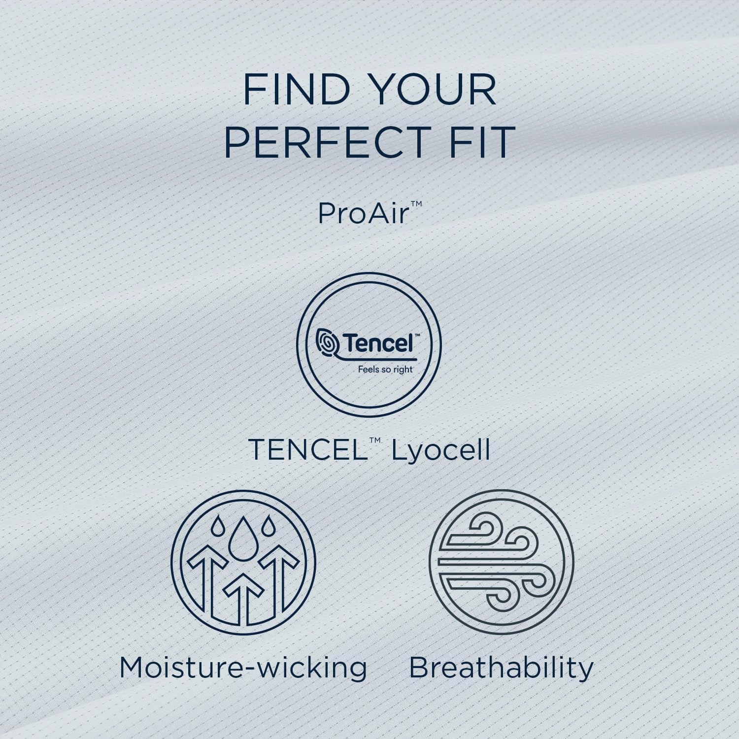TEMPUR ProAir Sheet Set Cool Gray - Queen