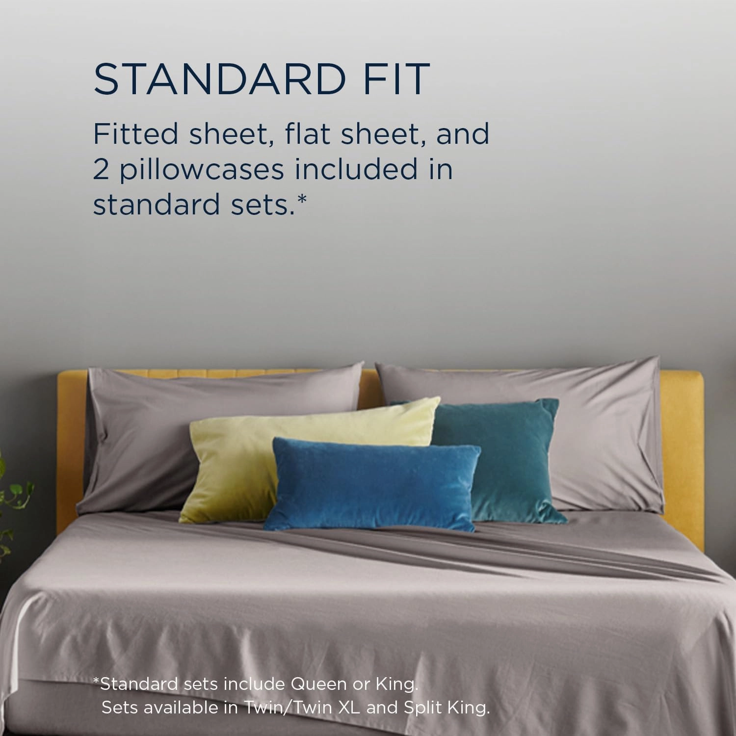 TEMPUR ProAir Sheet Set Cool Gray - Queen