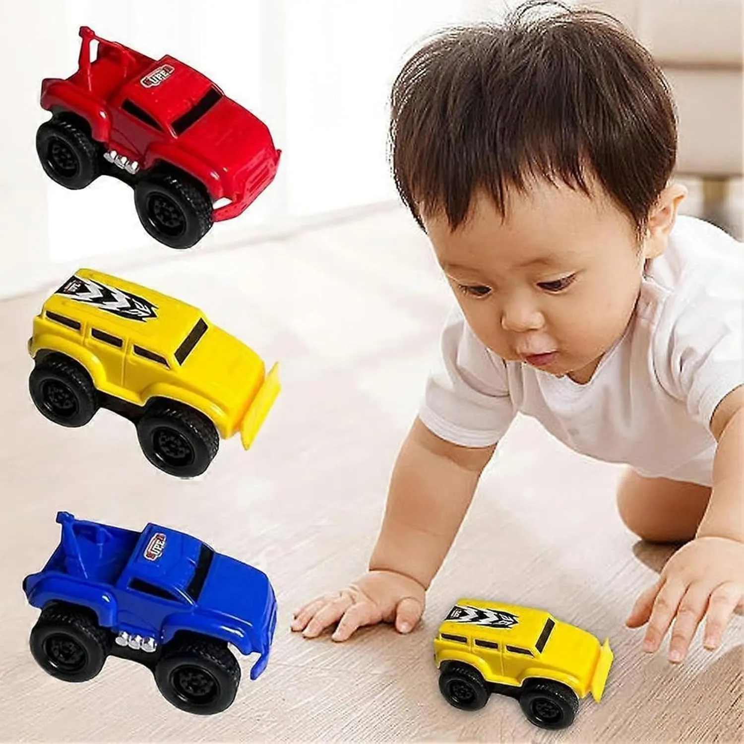 Tenddaily Magnetic Anti Gravity Wall Climbing Car,Cautiecimal Magnetics Walls Climb-Ing Cars,Magnetic Wall Climbing Toy Car,Inertial Magnetics Levitation,Drive on Walls and Ceiling (Red Blue)