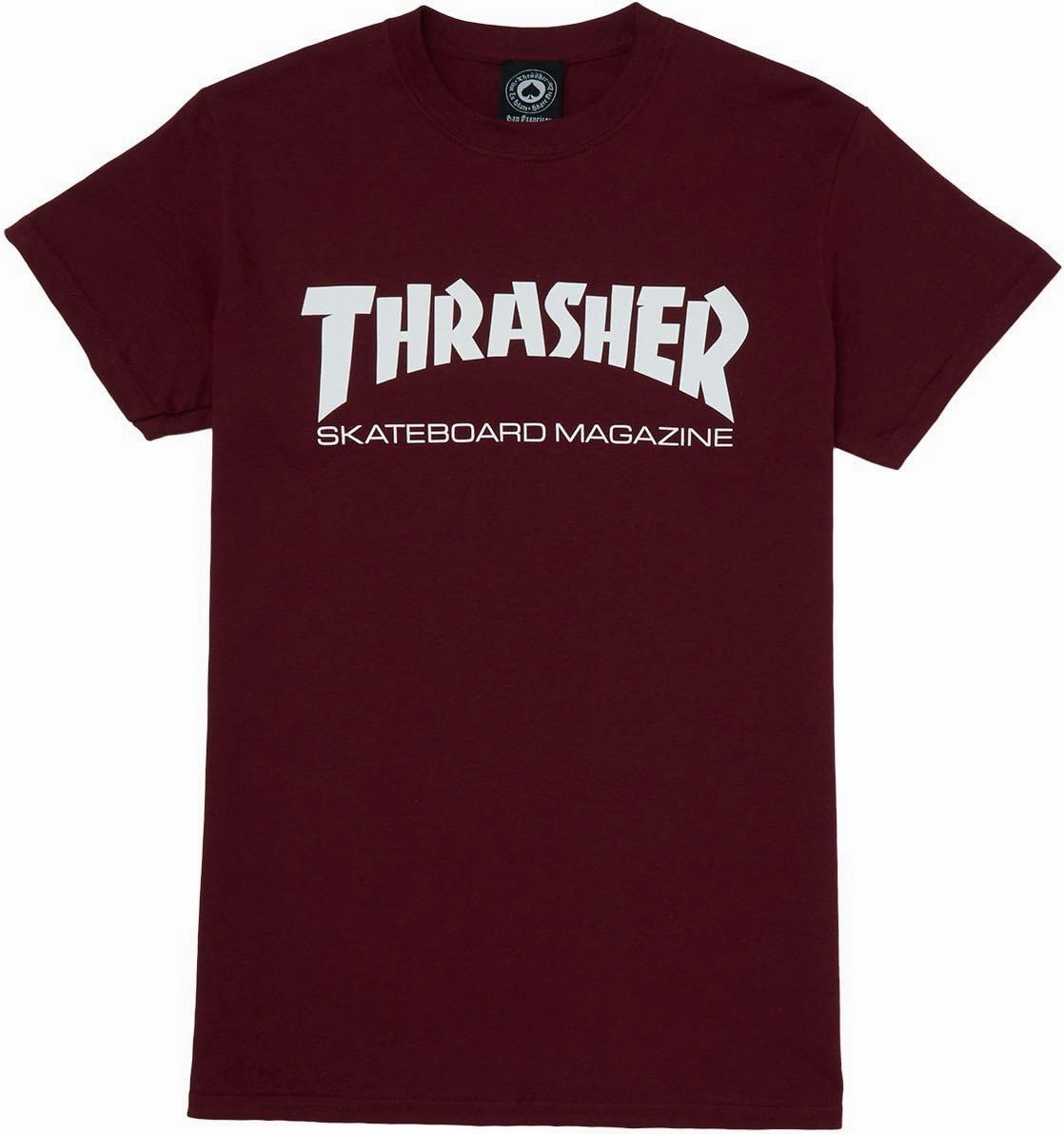Thrasher Skate Mag Logo T-Shirt (Maroon)