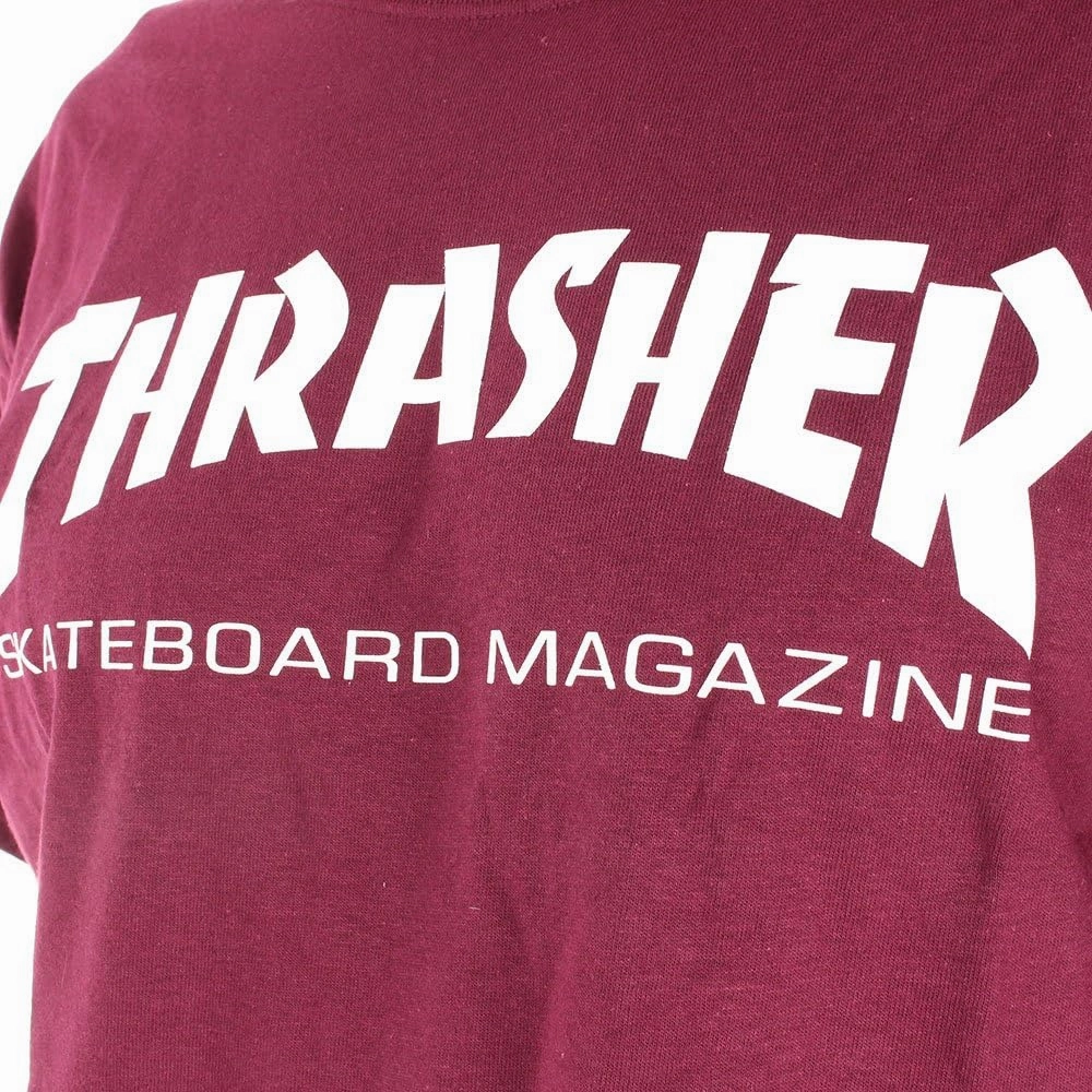 Thrasher Skate Mag Logo T-Shirt (Maroon)