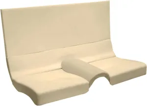 TMI 43-72715 Mustang Rear Natural Seat Set, 5 Piece (Fastback)