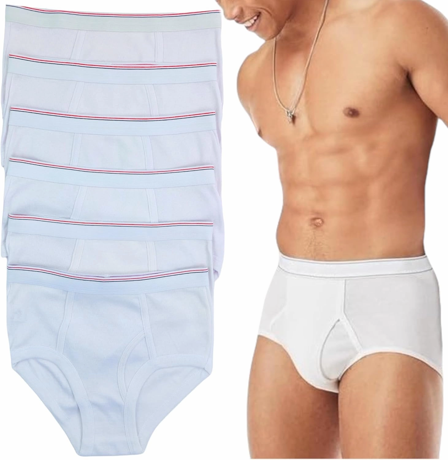 ToBeInStyle Men's Pack of Classic Brief Fit Underwear