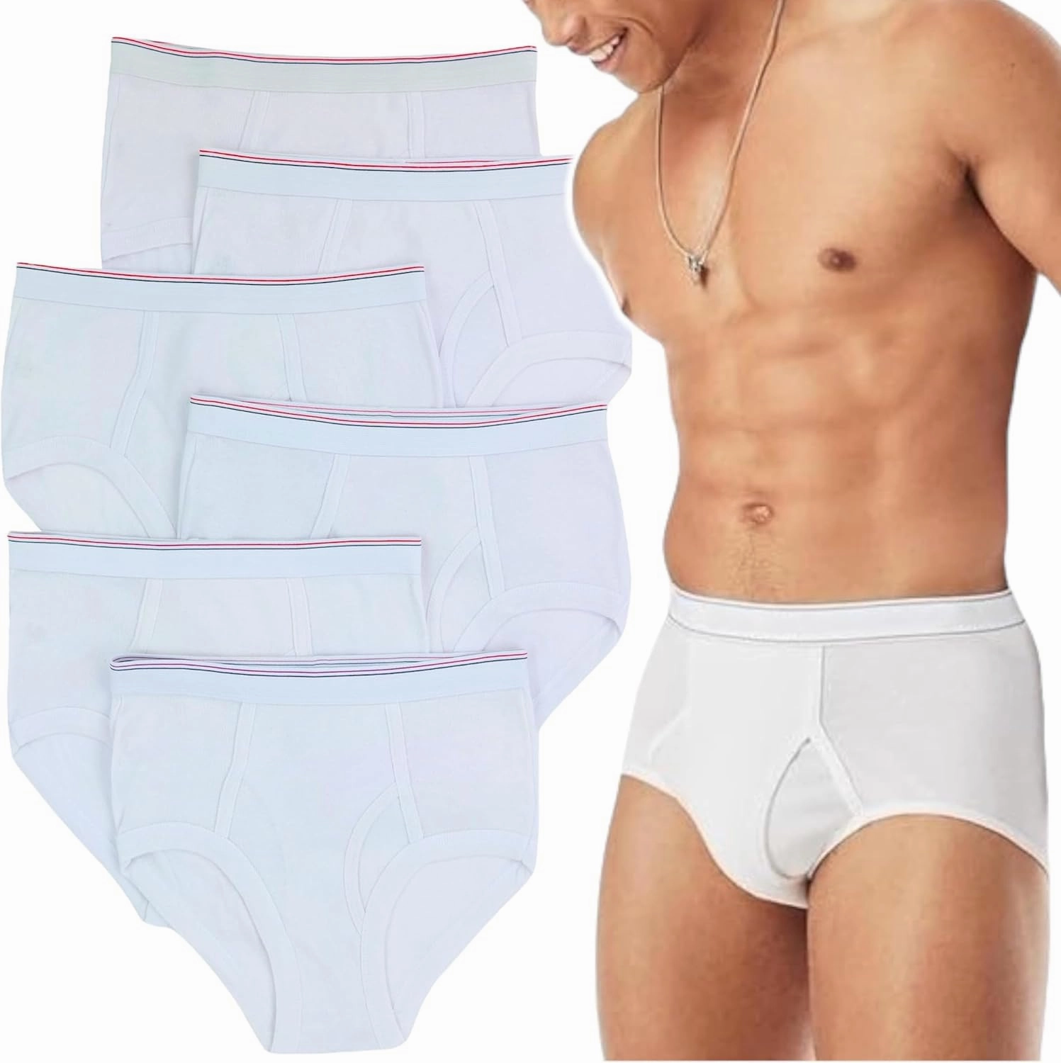 ToBeInStyle Men's Pack of Classic Brief Fit Underwear