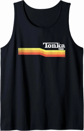 Tonka Tonka Tough Stripe Logo Tank Top