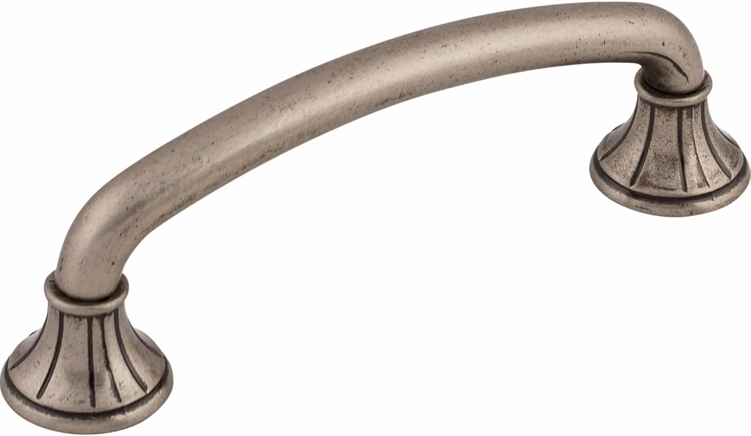 Top Knobs M965 Edwardian Collection 4" Lund Pull, Pewter Antique