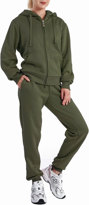 Track Suits for Women Set Sherpa lined Casual 2 Piece Outfits Sweatsuit