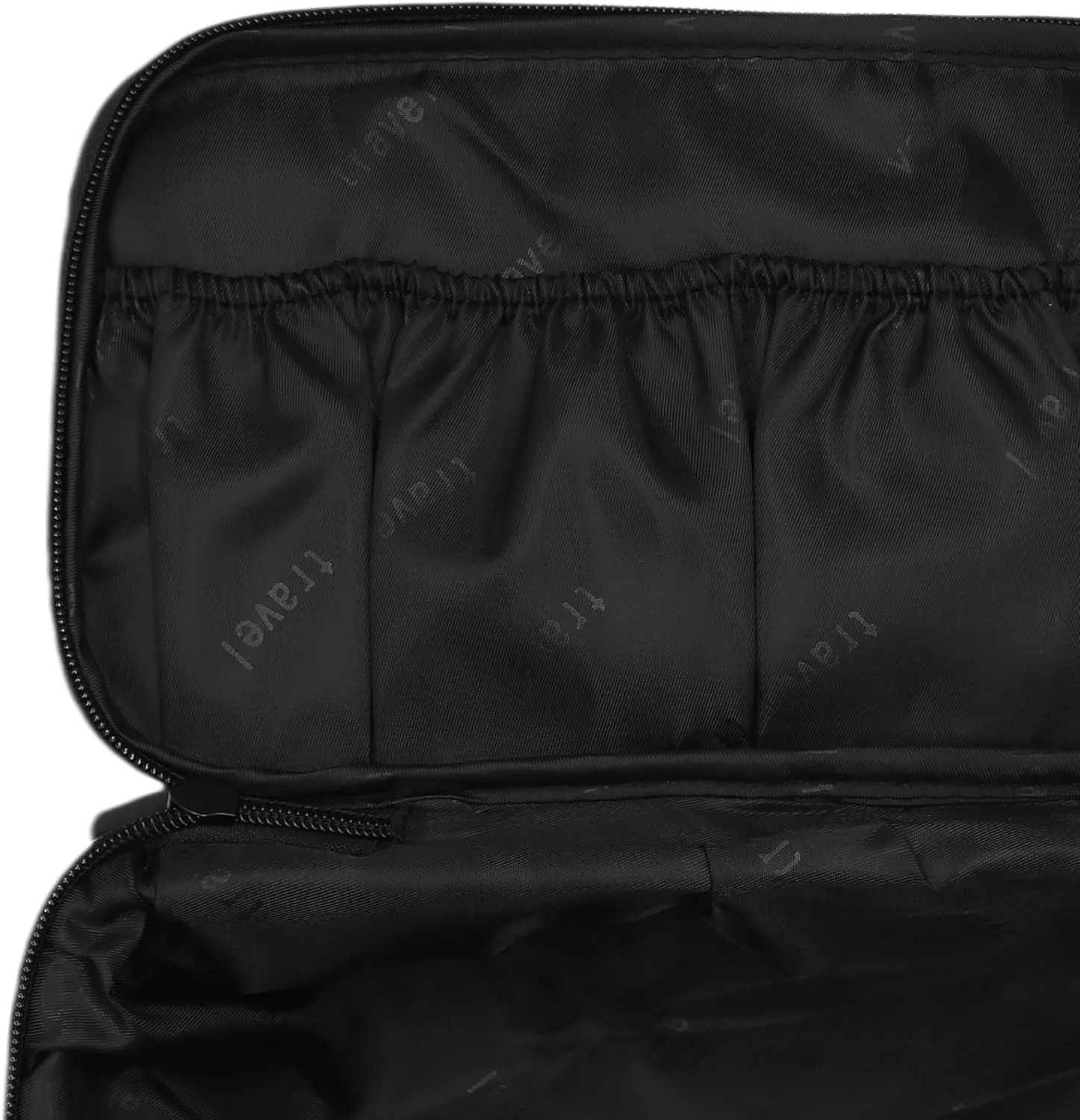 Travel Underwear Organizer Bag Packing Cube Storage Bag Recycled Polyester Lingerie Bra Socks Bag Toiletry Bag,Black 6#