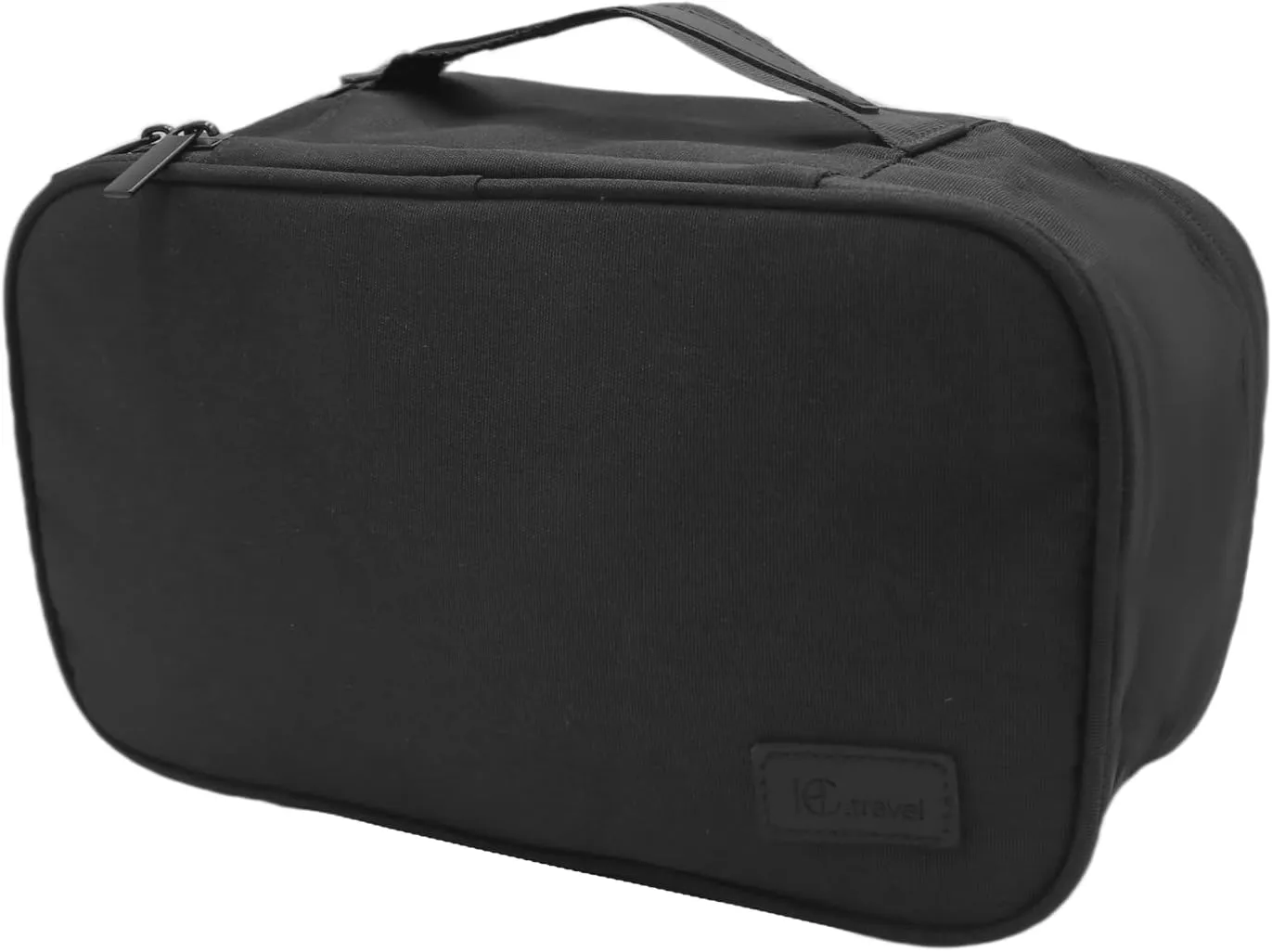 Travel Underwear Organizer Bag Packing Cube Storage Bag Recycled Polyester Lingerie Bra Socks Bag Toiletry Bag,Black 6#