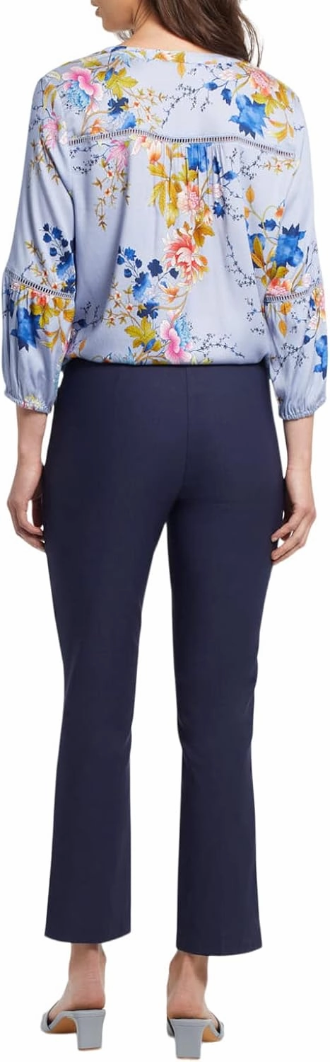 Tribal Women's Performance Stretch Pull on Slimming Ankle Pants