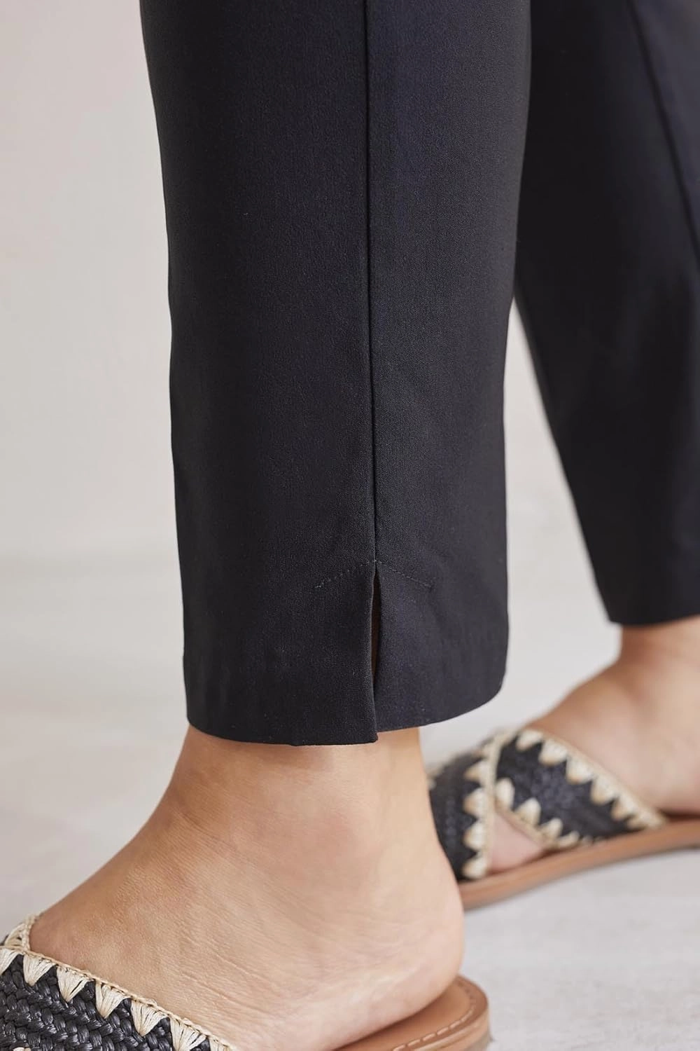 Tribal Women's Performance Stretch Pull on Slimming Ankle Pants