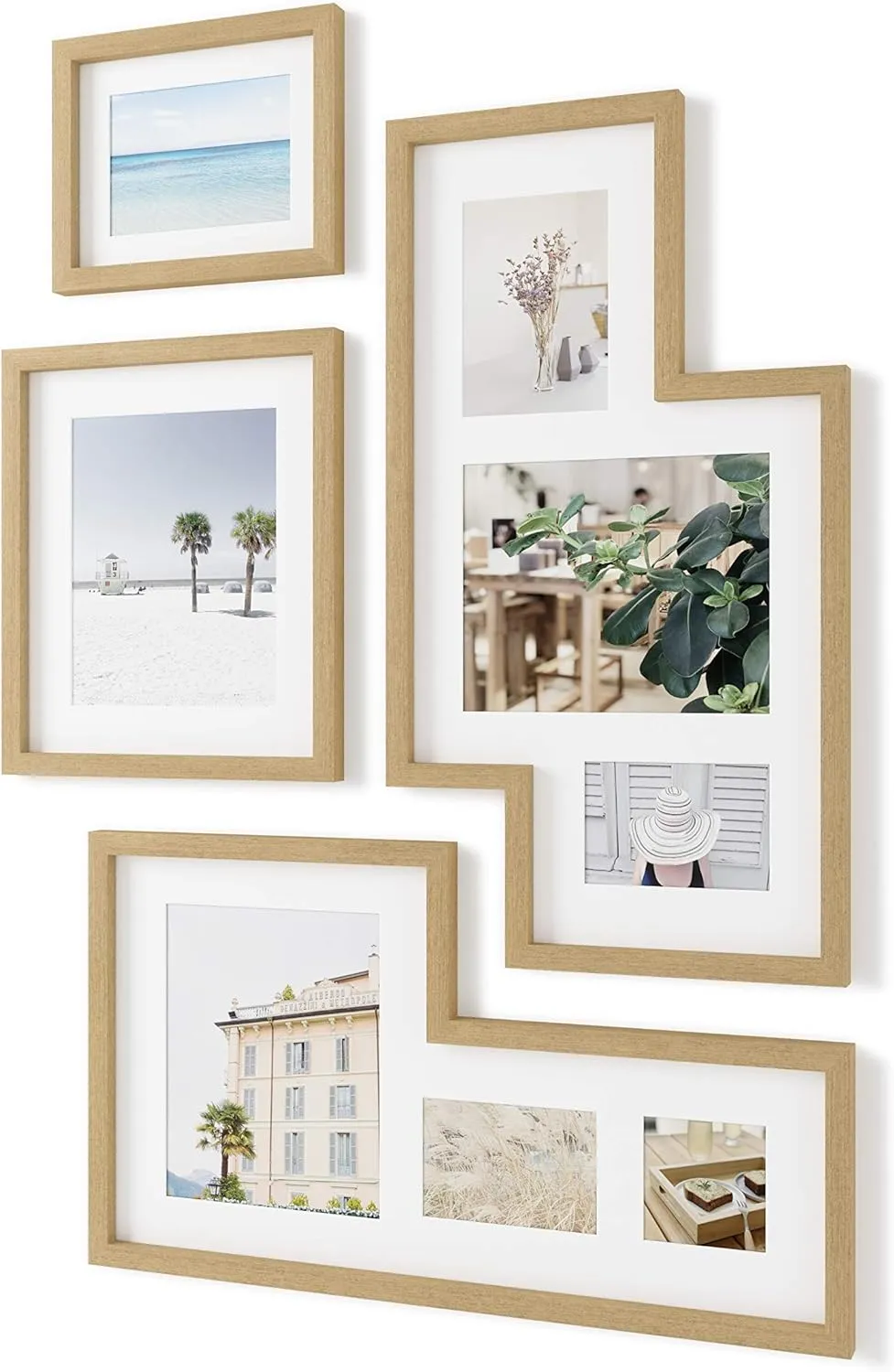 Umbra Mingle Gallery Frames, Natural, Set of 4