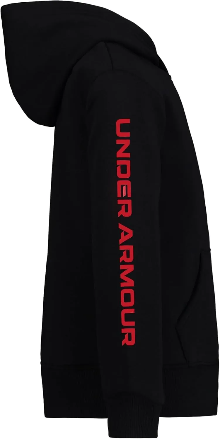 Under Armour boys Long Sleeve Logo Hoodie & Joggers Set, Ua Rival Hoodie Set