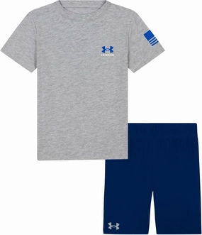 Under Armour boys Outdoor Set, Coordinating Top & Bottom, Pants Or Shorts, Durable Stretch and Comfortable