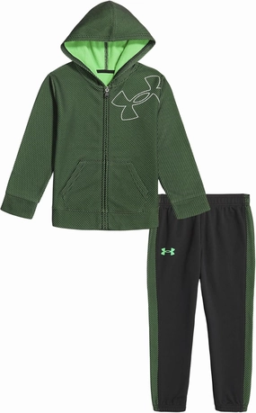 Under Armour mens Long Sleeve Logo Hoodie & Joggers Set