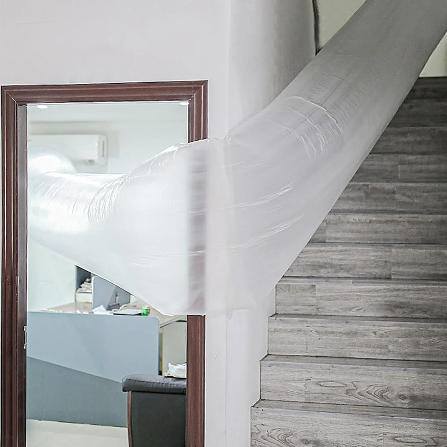 Universal Duct Extension Pipe Flexible Air Conditioner Exhaust Hose Air Conditioner Blowing Bag Exhaust Pipe Replacement Double-sided Tape Air Outlet Cooling Duct Room Ventilation